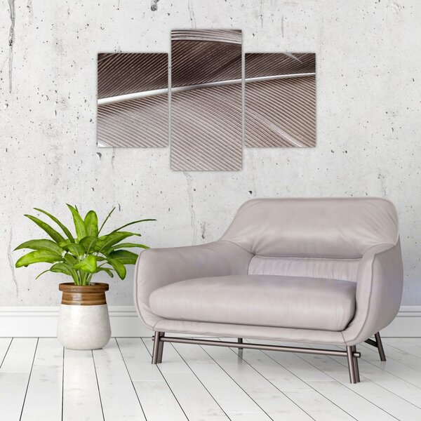 Tablou cu fibre abstacte (90x60 cm)