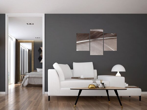 Tablou cu fibre abstacte (90x60 cm)
