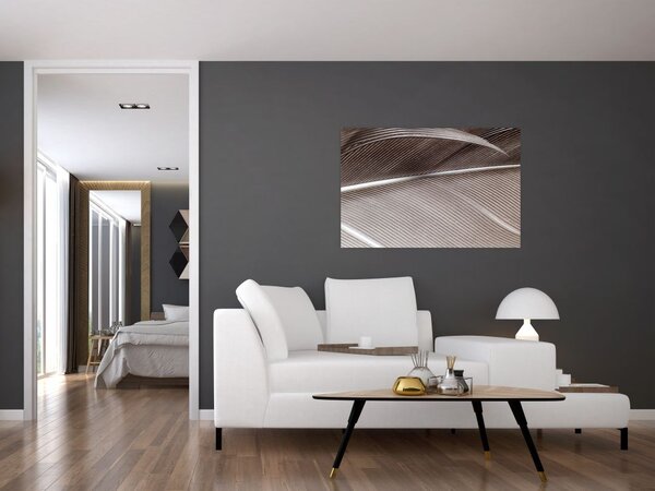 Tablou cu fibre abstacte (90x60 cm)