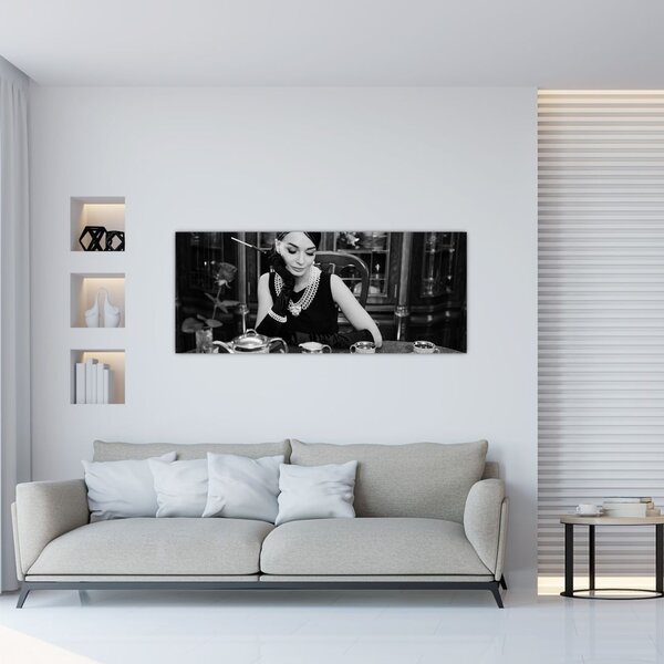 Tablou cu femeie (120x50 cm)