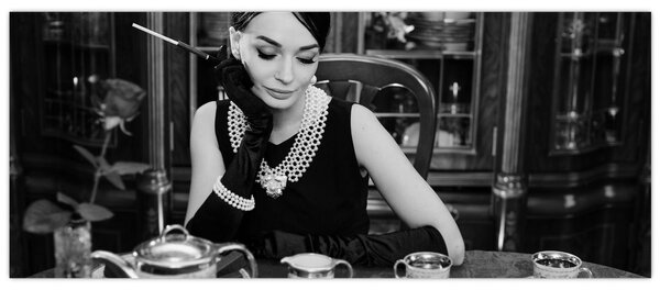 Tablou cu femeie (120x50 cm)
