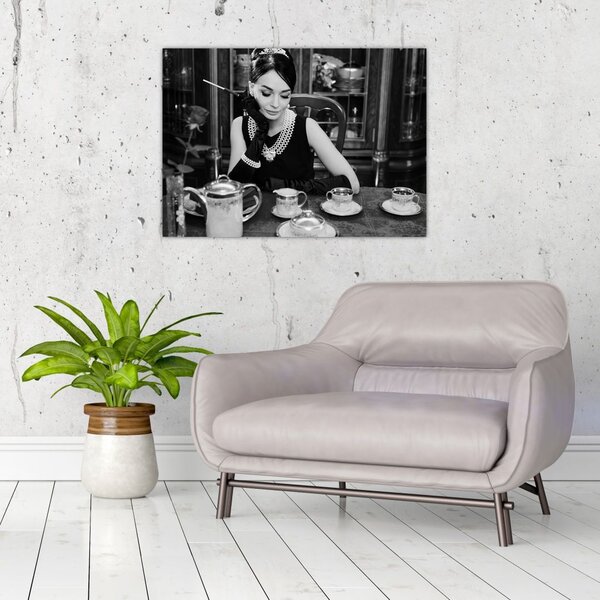 Tablou cu femeie (70x50 cm)