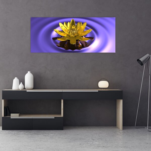 Tablou - Lotus (120x50 cm)