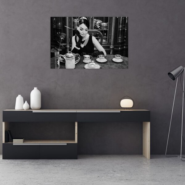 Tablou cu femeie (90x60 cm)