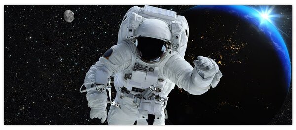 Tablou - Astronaut în Cosmos (120x50 cm)