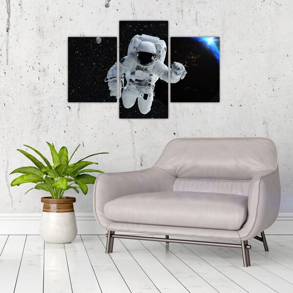 Tablou - Astronaut în Cosmos (90x60 cm)