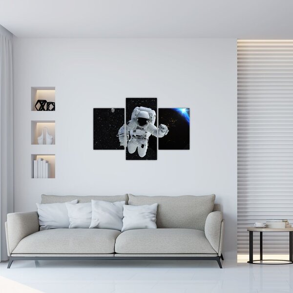 Tablou - Astronaut în Cosmos (90x60 cm)