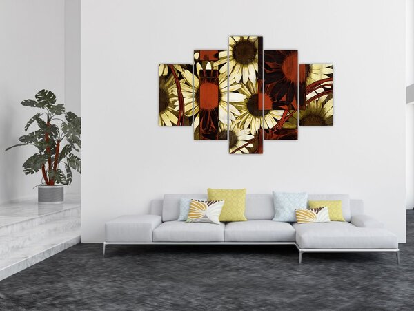 Tablou cu flori (150x105 cm)