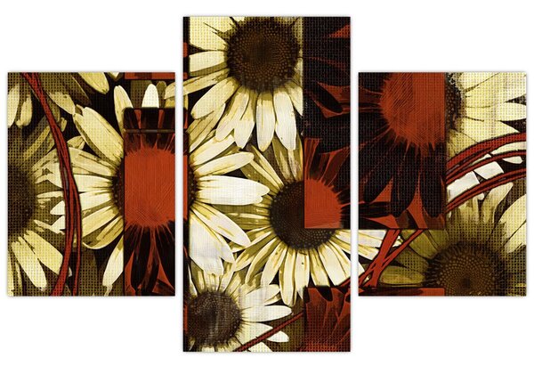 Tablou cu flori (90x60 cm)