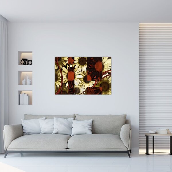 Tablou cu flori (90x60 cm)