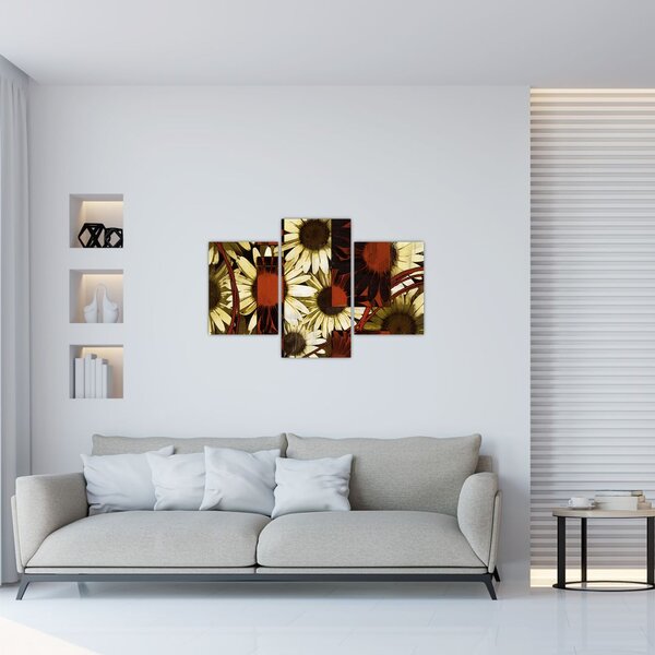 Tablou cu flori (90x60 cm)