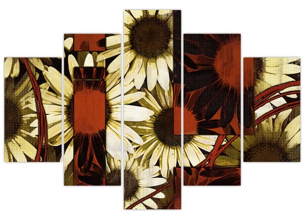 Tablou cu flori (150x105 cm)