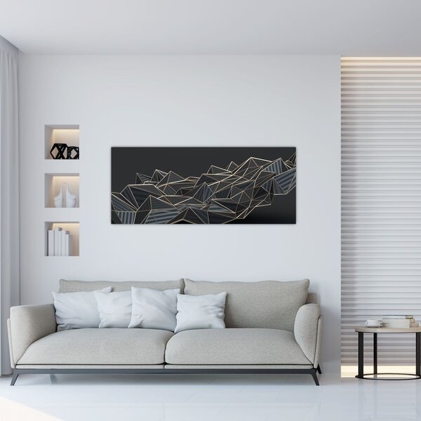 Tablou abstracției (120x50 cm)