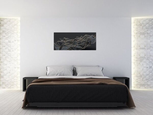 Tablou abstracției (120x50 cm)