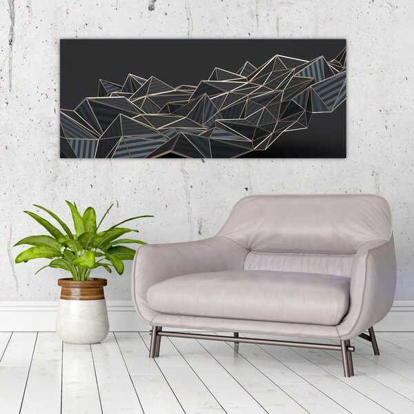 Tablou abstracției (120x50 cm)