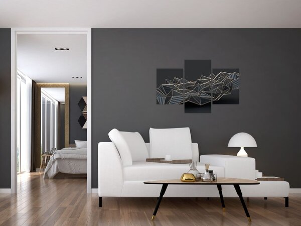 Tablou abstracției (90x60 cm)