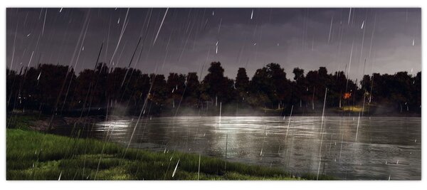 Tablou - Seara ploioasă (120x50 cm)