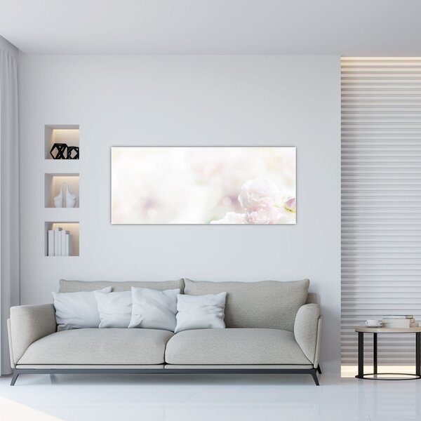 Tablou cu flori fragede (120x50 cm)