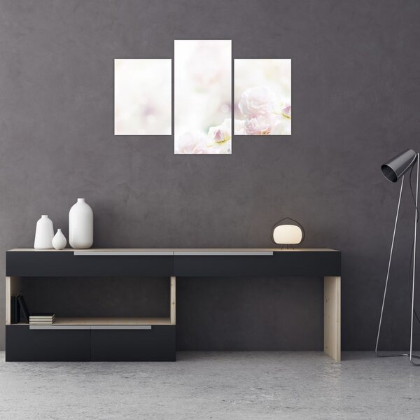 Tablou cu flori fragede (90x60 cm)