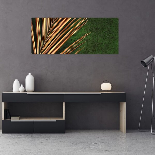Tablou cu frunză (120x50 cm)