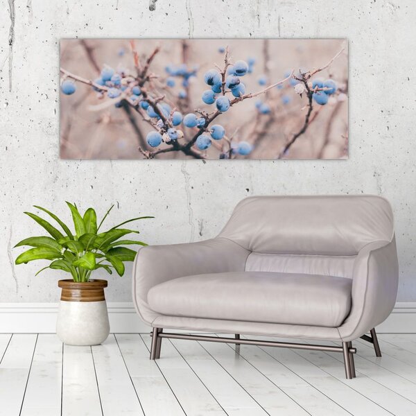 Tablou cu fructe pe tufiș (120x50 cm)