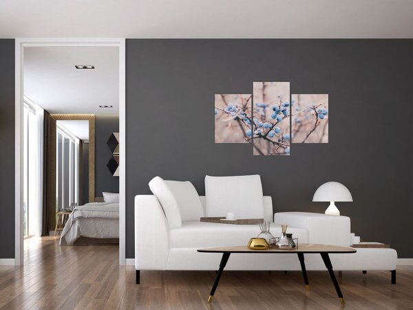 Tablou cu fructe pe tufiș (90x60 cm)