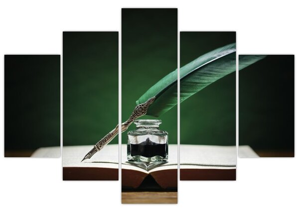 Tablou cu stilou sriind (150x105 cm)