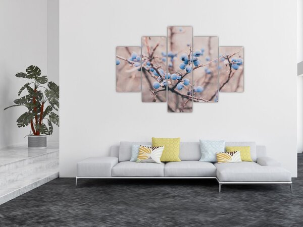 Tablou cu fructe pe tufiș (150x105 cm)