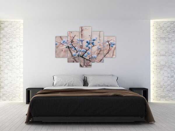 Tablou cu fructe pe tufiș (150x105 cm)