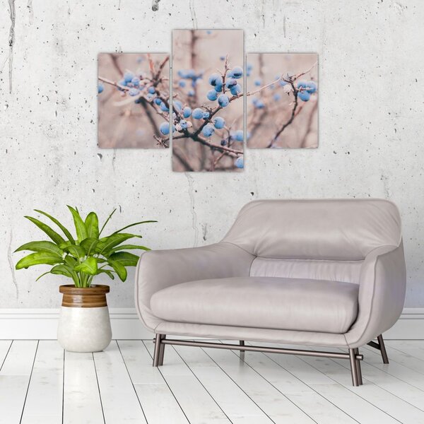 Tablou cu fructe pe tufiș (90x60 cm)