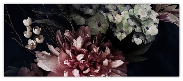 Tablou cu buchet (120x50 cm)