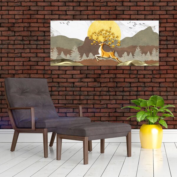 Tablou cu cerb (120x50 cm)