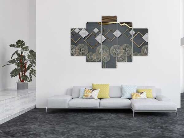 Tablou cu abstracție (150x105 cm)