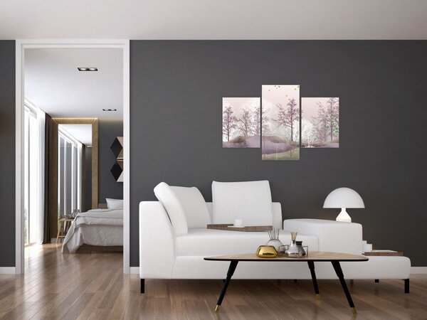 Tablou cu pădure (90x60 cm)