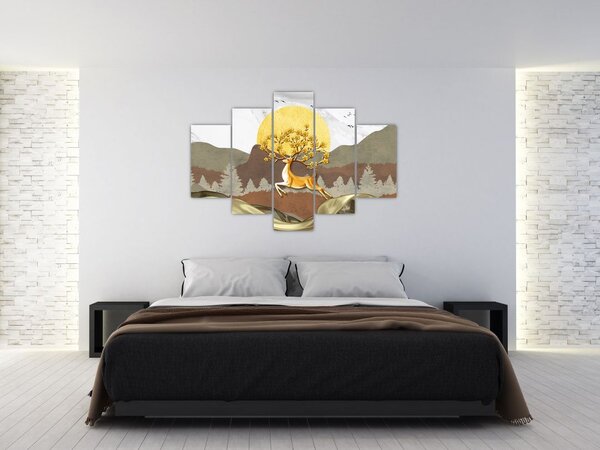 Tablou cu cerb (150x105 cm)