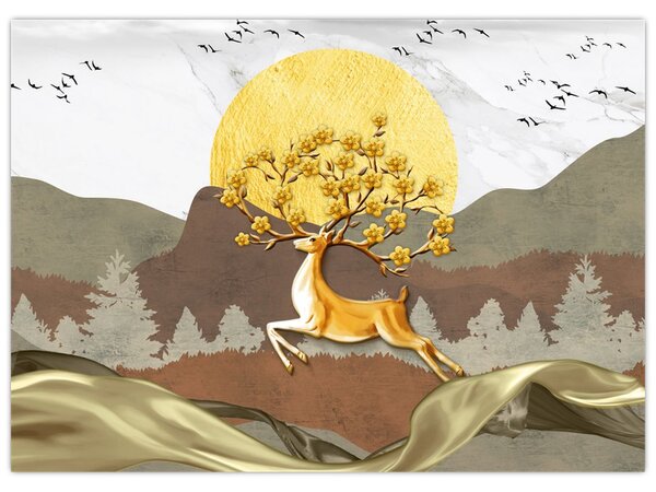 Tablou cu cerb (70x50 cm)