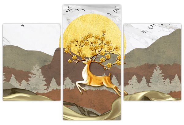 Tablou cu cerb (90x60 cm)