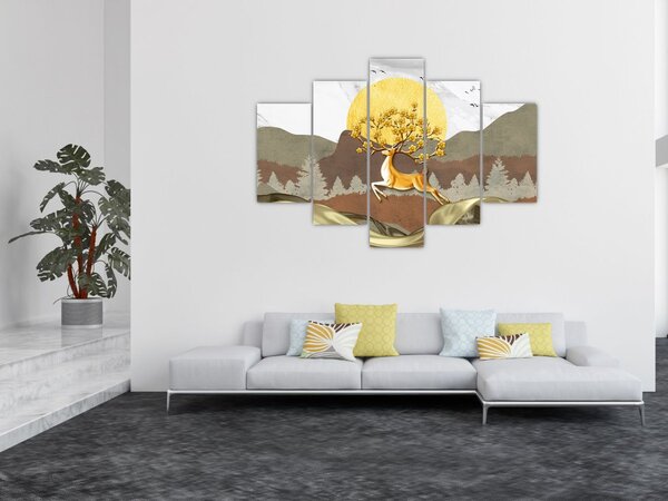 Tablou cu cerb (150x105 cm)