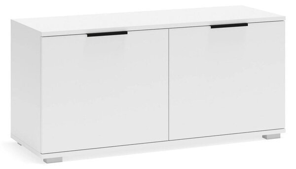 Pantofar CLIF ST-100, alb, PAL laminat, 100x38x48 cm