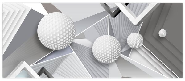 Tablou geometric abstract (120x50 cm)