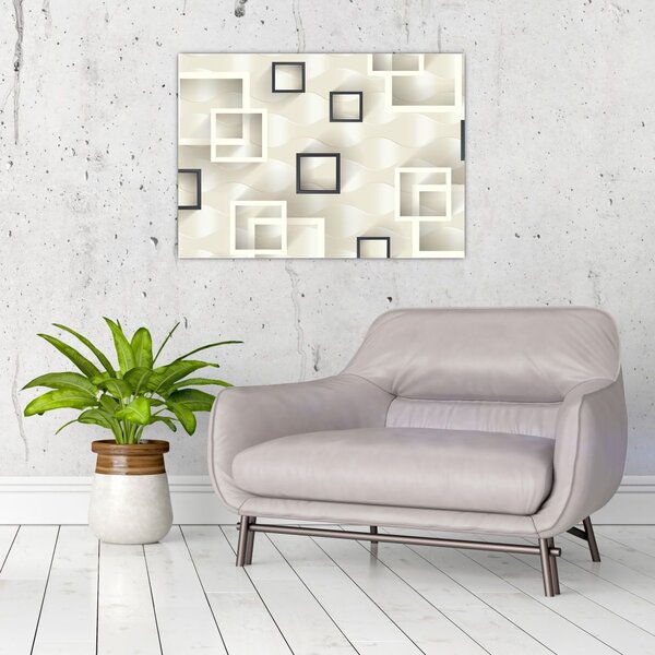 Tablou geometric abstract (70x50 cm)