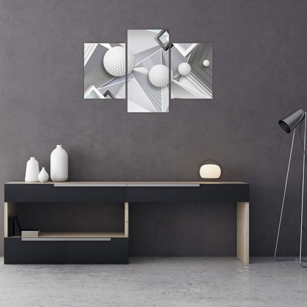 Tablou geometric abstract (90x60 cm)