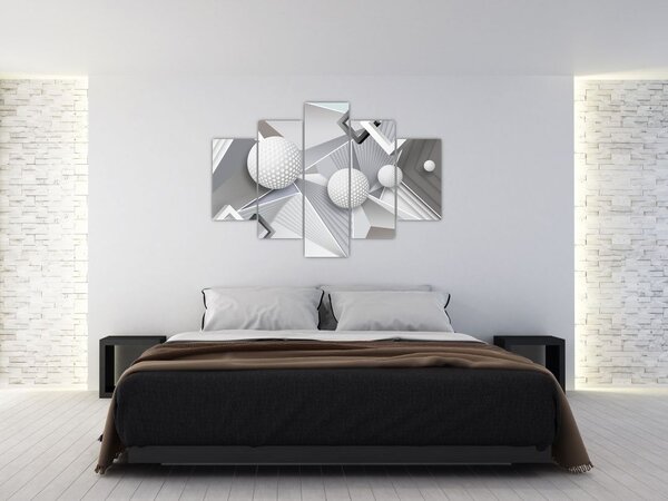 Tablou geometric abstract (150x105 cm)