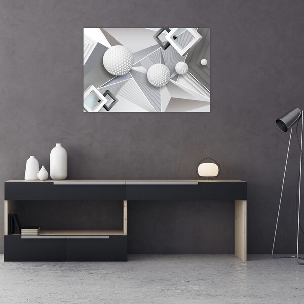 Tablou geometric abstract (90x60 cm)