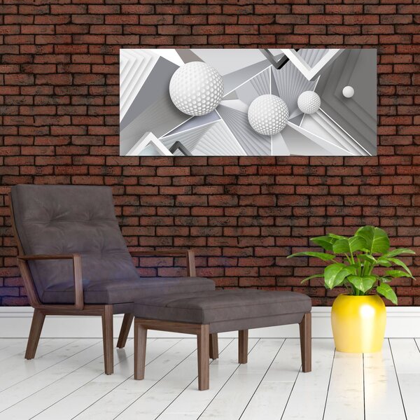 Tablou geometric abstract (120x50 cm)