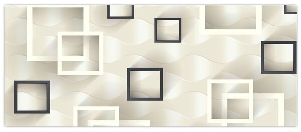 Tablou geometric abstract (120x50 cm)