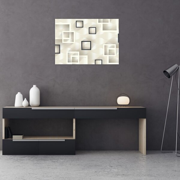 Tablou geometric abstract (70x50 cm)