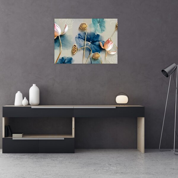 Tablou cu flori (70x50 cm)