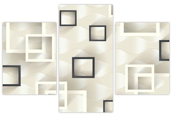 Tablou geometric abstract (90x60 cm)