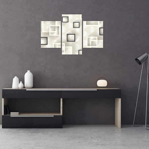 Tablou geometric abstract (90x60 cm)